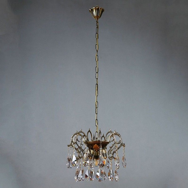 Люстра подвесная AMBIENTE Alicante 8888/3 CL PB Tear Drop